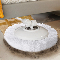 Balai à franges en microfibres magic spin 360 personnalisé en gros avec vadrouille de nettoyage et vadrouille à manche torsadé en acier inoxydable
