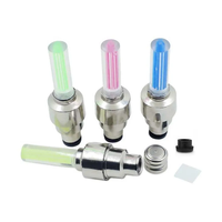 Capuchon de valve de pneu de vélo, lumière LED néon pour roue, accessoires lumineux pour voiture et moto