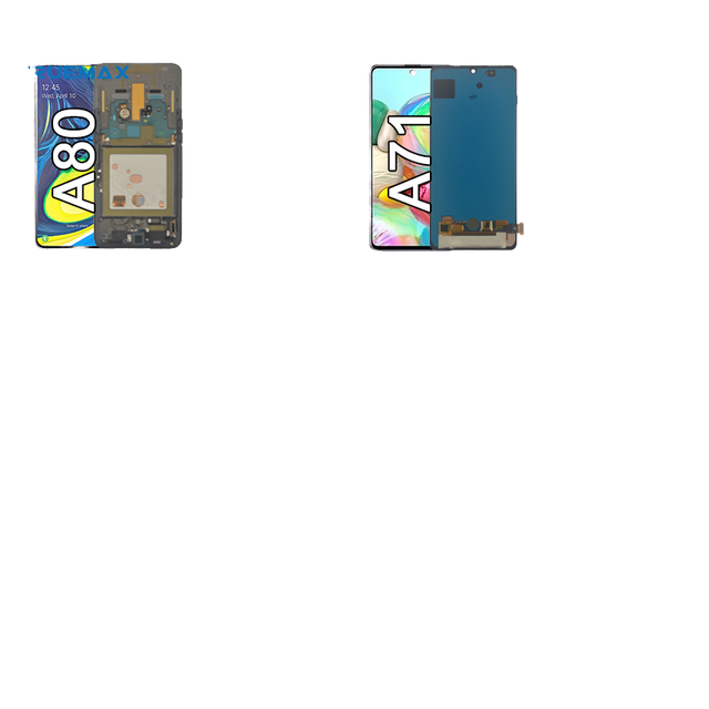 TM OLED Display Panel Frame for A24/A32/71/A53 5G/A526B/A71/A80/A82/Quantum 2/A826S/A90S Mobile Phones 2-Year Warranty
