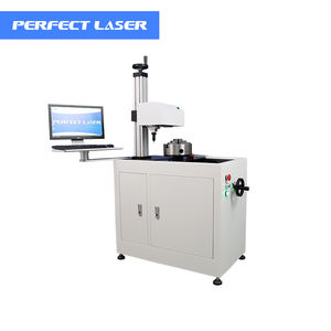 Machine de marquage pneumatique à points par poinçonnage, de type rotatif au sol, pour gravure de plaques signalétiques en aluminium et de numéros de châssis, avec laser parfait - Product Image 2