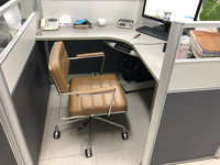 Chaise de bureau de direction pivotante en PU, moderne et unique