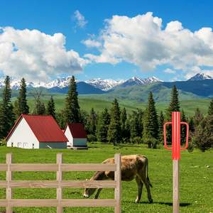 Pilote de poteau de clôture Pilote de poteau en acier à piquets en étoile Pour poteau rond, carré, rectangulaire, triangle, pêche, T, Y, H, C - Product Image 1