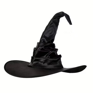 <span class=keywords><strong>Sombrero</strong></span> <span class=keywords><strong>de</strong></span> <span class=keywords><strong>Bruja</strong></span> Plisado con Borlas <span class=keywords><strong>de</strong></span> Araña Negra, <span class=keywords><strong>Precio</strong></span> <span class=keywords><strong>de</strong></span> Fábrica, para Halloween, Fiestas, Disfraces y Bailes - Product Image 5