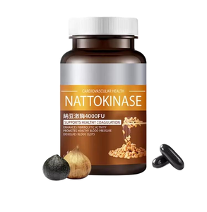 Cápsulas de Nattokinasa Orgánica Natural Halal de Vitahealthy, Suministro de Fábrica de Marca Privada OEM/ODM, 60 Unidades, 2 Cápsulas por Dosis, No Apto para Niños - Product Image 1