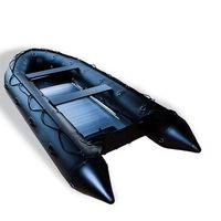 Canoë pneumatique rigide pour passagers, type hovercraft, avec plancher en aluminium, pour la vente