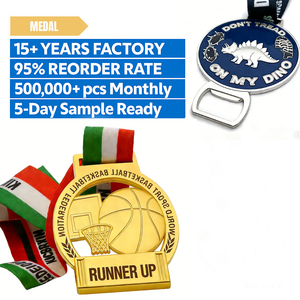 Ouvre-bouteille Médaille Médailles de basket-ball personnalisées Médailles de sport personnalisées Fabricant <span class=keywords><strong>direct</strong></span> d'usine Fournisseur OEM - Product Image 1