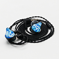 1DD + 2BA 2Pin 0.78 moniteur intra-auriculaire en résine avec 4 brins plus de détails écouteurs en cuivre sans oxygène remplacer le câble de mise à niveau