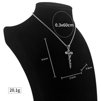 Pendentif de collier transfrontalier Hip Hop tendance pour hommes à la mode unique serpent du zodiaque exagéré accessoire polyvalent breloques croisées