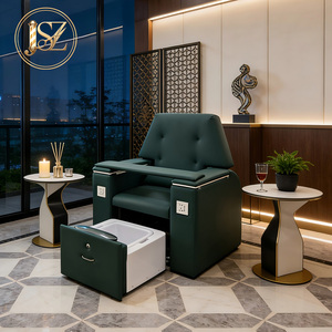 Fauteuil de pédicure moderne réglable, fauteuil de massage professionnel <span class=keywords><strong>pour</strong></span> <span class=keywords><strong>les</strong></span> pieds, fauteuil de soin des pieds en cuir, mobilier de salon de beauté - Product Image 1