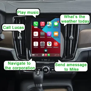 Oto elektroniği Carplay kutusu multimedya Carplay araba radyo Android S60 S90 VOLVO 2018-2023 için