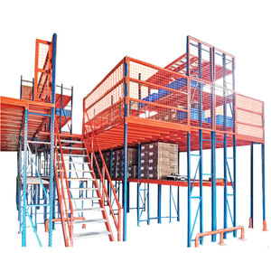 중장비 창고 보관 산업용 선반 금속 선반 프레임 보관 용 스틸 베이스 플레이트 장착 - Product Image 1