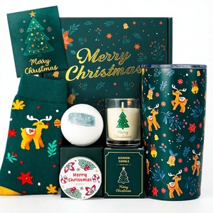 Canasta de Regalo Navideña 2026 con Diseño de Reno y Árbol de Navidad para Mamá, Compañeras de Trabajo, Maestra, Esposa, Mejor Amiga - Product Image 1