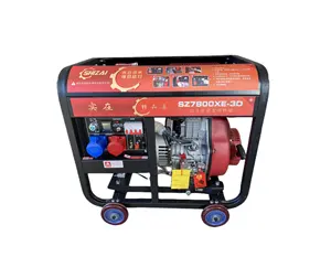 SHIZAI SZ7800E Động Cơ Diesel 186f Trung Quốc Máy Phát Điện Diesel 4 Thì Xi Lanh Đơn 5kw, Máy Phát Điện Diesel Tiết Kiệm Nhiên Liệu