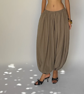 <span class=keywords><strong>Pantaloni</strong></span> <span class=keywords><strong>a</strong></span> Vita Alta e Gamba Larga per Donna, Casual, Larghi, in Cotone e <span class=keywords><strong>Lino</strong></span>, Estivi, da Ufficio, Spiaggia, Yoga, Stile Harem, <span class=keywords><strong>Palazzo</strong></span>, <span class=keywords><strong>Pantaloni</strong></span> <span class=keywords><strong>a</strong></span> Lanterna - Product Image 4