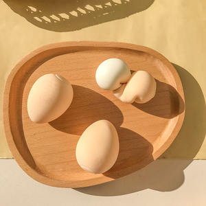 Vente en gros de jouets créatifs de décompression en TPR, amusants, en forme d'œuf incassable, à rebond lent, anti-stress - Product Image 4