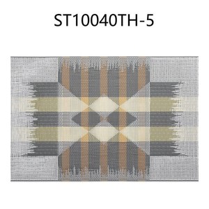 Lignes jacquard teslin pvc tapis de table simple isolation thermique étanche résistant à l'huile antidérapant napperon sous-verre tapis de table - Product Image 4