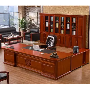 Office desk wooden antique wooden executive luxury cabinet executive office ceo boss office furniture design