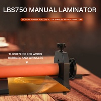 Laminateur manuel 650/700/750/1000/1300 pour affiches PVS - Machine à plastifier à froid pour films BOPP et photos