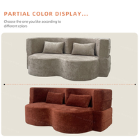 Modernes Bubble Hochwertiges Kompression ssofa Modularer Schwamm Wohnzimmer Kompression sofas Magisches 2-in-1-Kompressionssofa Foshan