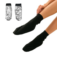 Ensemble de survêtement de sauna pour femme à manches longues avec pantalon long, grande taille, pour le yoga, la gym et le fitness en extérieur, en polyester avec soutien lombaire