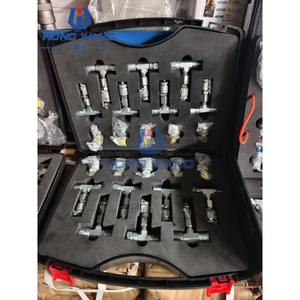 ชุดทดสอบวัดแรงดันไฮดรอลิกแบบ 5 เกจ พร้อมกล่องเชื่อมต่อแบบ Tee สำหรับชุดเกจวัดแรงดันไฮดรอลิก DMASS สำหรับรถขุด WSG ทั่วไป - Product Image 4