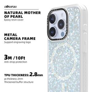 Étui de téléphone personnalisé OEM, coque magnétique naturelle, étui de téléphone antichoc, étui de téléphone en TPU mat pour iPhone 16 15 14 13 Pro Max - Product Image 2