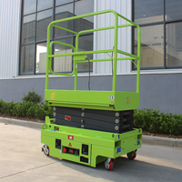 Liftmobile Hydraulische Scherenhebebühne Kleine Elektrische Hubarbeitsbühne 4m Arbeitshöhe 100kg Tragfähigkeit Erhöhte Arbeitsplattform