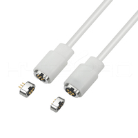 Cable de Carga Magnético HYTEPRO M513 Mini de 5 Pines Macho a Hembra, RoHS para Equipos Electrónicos Médicos, Industriales e IoT