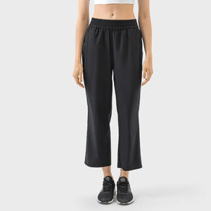 En çok satan orta bel hızlı kuru Baggy Yoga pantolon nefes Squat geçirmez spor Fitness tayt katı sıcak asya Yoga için tasarım - Product Image 2