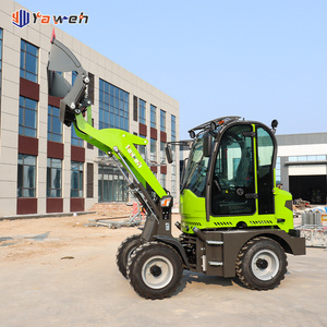 Suministro Directo de Fábrica: Minicargadora Diesel de Ruedas Pequeñas con Brazo de Elevación Alta y Caja de Carga Lateral Alta - Product Image 6