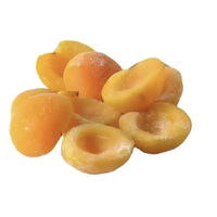 Hoogwaardige diepvries volle korrel abrikozen, heerlijk voor smoothies en bakken, fabriekslevering, IQF verwerkt vers diepvries fruit