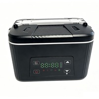 Boîte à lunch électrique rechargeable de 1,5 L, chauffe-aliments sans fil, récipient à lunch auto-chauffant portable, pas besoin d'eau, chauffage rapide