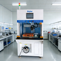 Nueva Máquina de Soldadura por Puntos Semiautomática de Eje XY con Control PLC para Línea de Ensamblaje de Paquetes de Baterías, Grado Industrial, CNC de Alta Velocidad