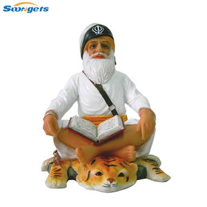 樹脂宗教アイテムヒンドゥー教の神サイババ像 - Product Image 2