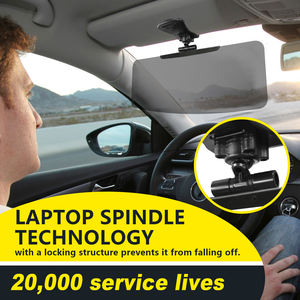 แผ่นบังแดดรถยนต์ Longyang แบบพับได้ วัสดุ <span class=keywords><strong>PC</strong></span>/ABS ติดตั้งง่าย ป้องกันแสงสะท้อน UV400 ป้องกันแสงจ้า/รังสียูวี/แสงสะท้อน/หิมะ - Product Image 6