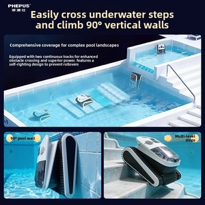Limpiador Robótico Automático <span class=keywords><strong>para</strong></span> Piscinas, Robot de Limpieza de Alta Eficiencia con Alimentación por Enchufe - Product Image 5