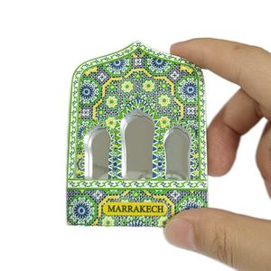 Vente en gros de miroir artisanal en polyrésine Maroc aimants pour réfrigérateur accessoires magnétiques décoratifs pour la cuisine et la maison - Product Image 2