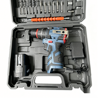 Ensemble de perceuse à percussion sans fil 16,8 V, batterie au lithium portable, tournevis électrique multifonctionnel, perceuse à percussion