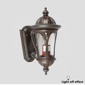 Lampada da Parete Esterna Retrò Marrone Grande con Base in Alluminio e Sorgente Luminosa LED Super Luminosa, Vendita all'Ingrosso - Product Image 4