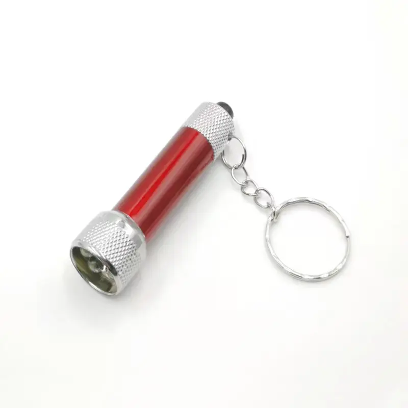 RTS سلسلة مفاتيح مصباح يدوي صغير cob الأكثر مبيعاً هدايا ترويجية 5 ليد جيب صغير مخصص مصباح يدوي صغير سلسلة مفاتيح ألومنيوم
