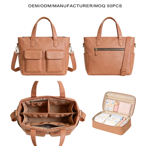 <span class=keywords><strong>Sac</strong></span> <span class=keywords><strong>à</strong></span> <span class=keywords><strong>langer</strong></span> en cuir pleine fleur véritable OEM du fabricant, <span class=keywords><strong>sac</strong></span> fourre-tout grande capacité <span class=keywords><strong>pour</strong></span> maman, <span class=keywords><strong>sac</strong></span> <span class=keywords><strong>à</strong></span> couches <span class=keywords><strong>pour</strong></span> mère, fille, garçon, <span class=keywords><strong>jumeaux</strong></span> - Product Image 3