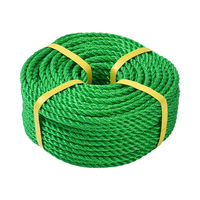 Corde d'ancrage en PE de 20 mm, qualité marine, très résistante pour bateaux et amarrage, corde torsadée à 3 brins, certifiée ISO9001, diamètre personnalisable
