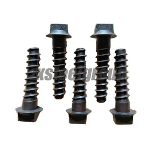 Spot Suppliers railway parts accessories track spikes Oxide Black rail screw spikes