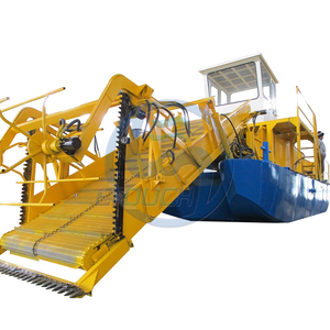 Aquatic seaweed Harvester Water Hyacinth Harvester water grass harvesting Cleaning Garbage Collection Boat