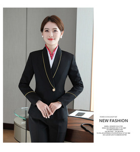 Uniforme uniforme da lavoro per salone <span class=keywords><strong>di</strong></span> bellezza uniforme da compagnia aerea personalizzata - Product Image 6