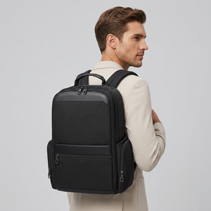 <b>Black</b> <b>Waterproof</b> Laptop <b>Backpack</b> Business Travel Bag Large Capacity Anti Theft Computer <b>Backpack</b> - Product Image 6