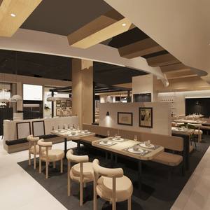 Ensemble de salle à manger moderne et écologique pour café-<span class=keywords><strong>restaurant</strong></span> de style ferme, avec chaises de salle à manger et mobilier et table commerciaux durables en marbre - Product Image 1