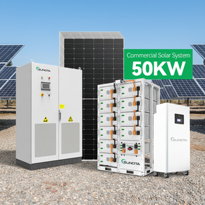 ハイブリッド太陽光発電蓄電システム 低価格 フルキット 50kW オフグリッド バッテリー <span class=keywords><strong>PV</strong></span> 10kW ソーラーパネルシステム エネルギー貯蔵 - Product Image 1