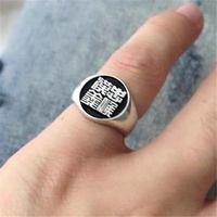 Janice schmuck design und nach gravur signet ringe custom-made edelstahl blank ringe