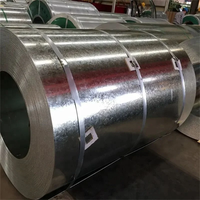 Koil Baja Galvanis Tebal 0.12-2.0mm Lapisan Seng Z40-Z275 Lebar 600-1250mm ASTM A653 GI Coil Grosir